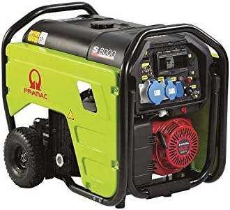 Groupes éléctrogènes et énergies Pramac – 230 V | Noir/Vert/Rouge, s8000-shi ISO AVR (6 – 00 kVA) Honda GX390///Services