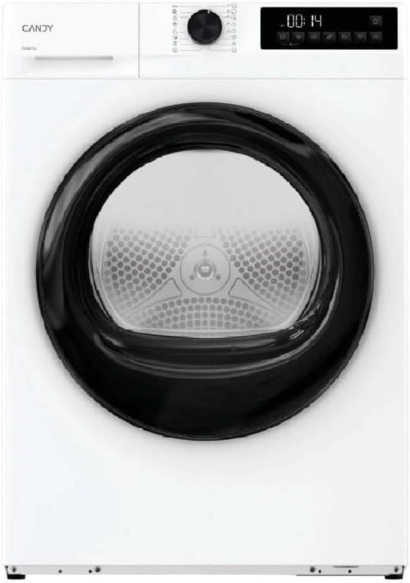 lave-linge CANDY – machine à laver | 9 kg, Blanc/Noir – Séchoir GD 9N3B-S Capacité Moteur Inverter Classe Énergétique C