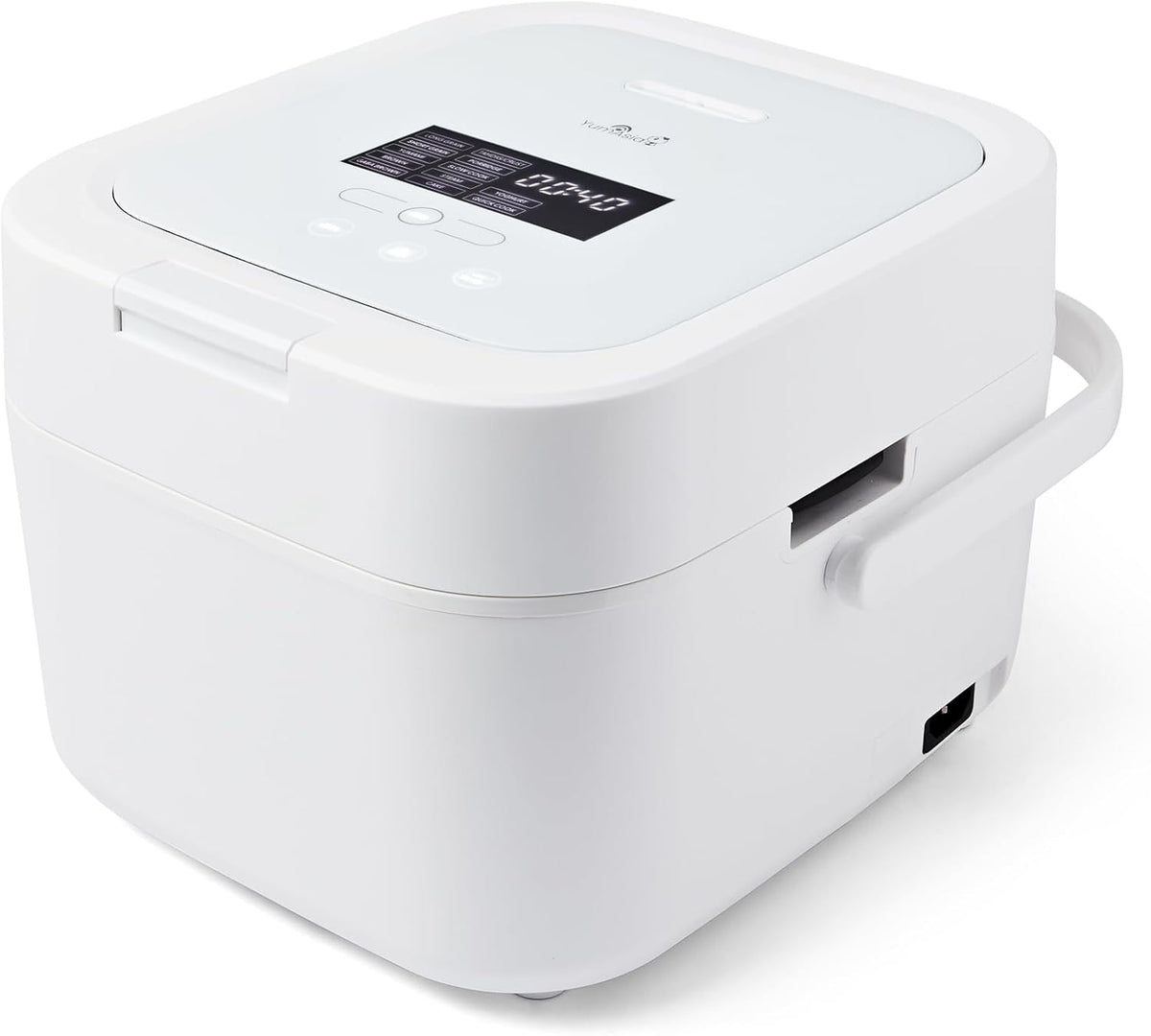 Électroménager spécialisé Yum Asia | 0,54 litre, 240 V – Blanc | 7 fonctions de cuisson du riz, 5 fonctions multicuiseur
