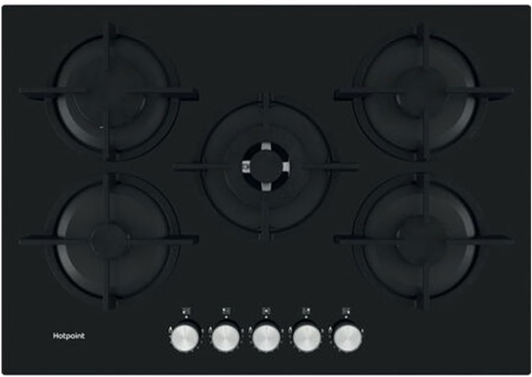 Whirlpool Tables de cuisson, Noir – GOWL 728/NB hobs Negro Integrado Encimera de gas 5 zona(s)