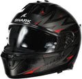 Casques intégraux Shark – Noir/Gris/Rouge | Casque Moto intégral D-SKWAL 3 Blast-R Mat Noir/Gris