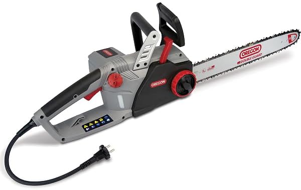 tronçonneuse Oregon | Gris/Noir/Rouge, électrique CS1500 + 2 Chaînes