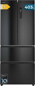 réfrigérateur Cecotec – frigo | 403 L, 170 cm – 70 cm | Noir, Porte Française Total No Frost Bolero CoolMarket F2D 403 Dark E