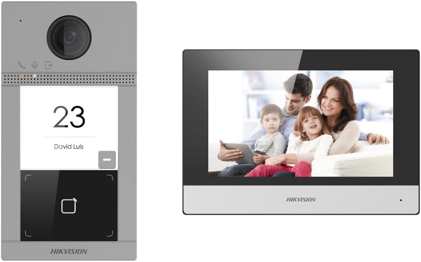 Interphones Hikvision | Gris/Noir