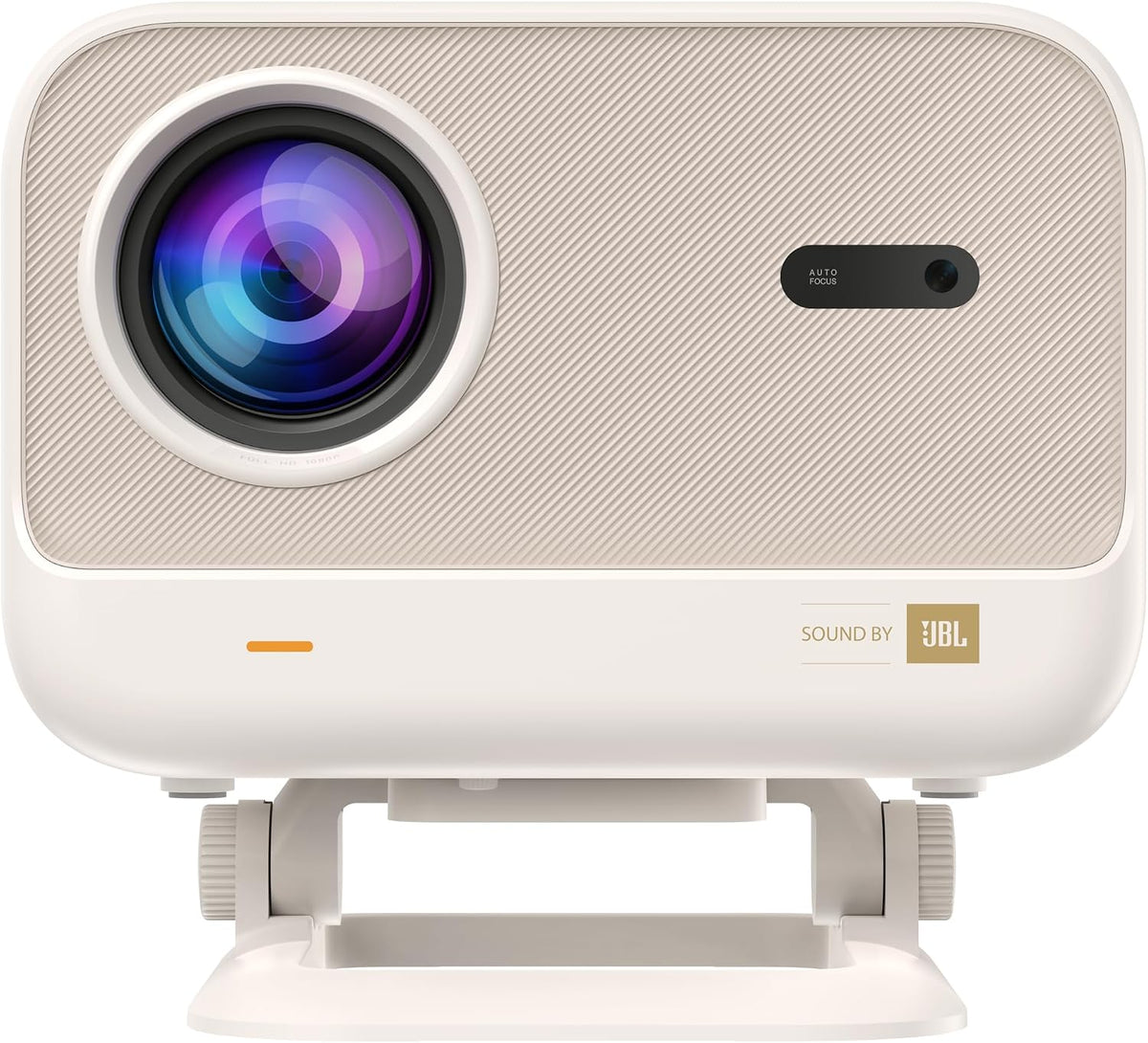 téléviseur YABER | TV, Blanc – Projecteur extérieur portable L2+ 4K WiFi6 et Bluetooth | mise au point automatique
