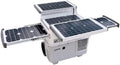 groupe électrogène Ezooza | 53 x 53 x 37 cm et pèse environ 55 kg, Argent/Noir – Générateur solaire portable avec batterie