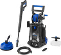 nettoyeur haute pression AR Blue Clean – 2000 W | 150 bar, 440 l – Noir/Bleu, e-2000 HRD avec sonde de Débouchage pour Canalisations et Patio Cleaner