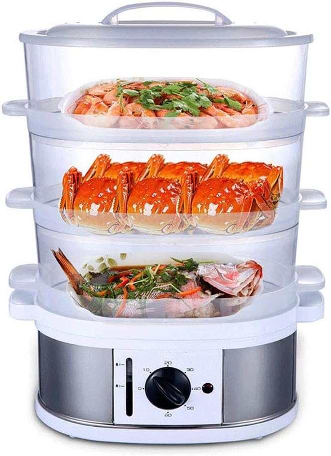 Cuiseurs vapeurs électriques Cuiseur | s vapeurs électriques, 3 l – 750 W | Blanc/Argent