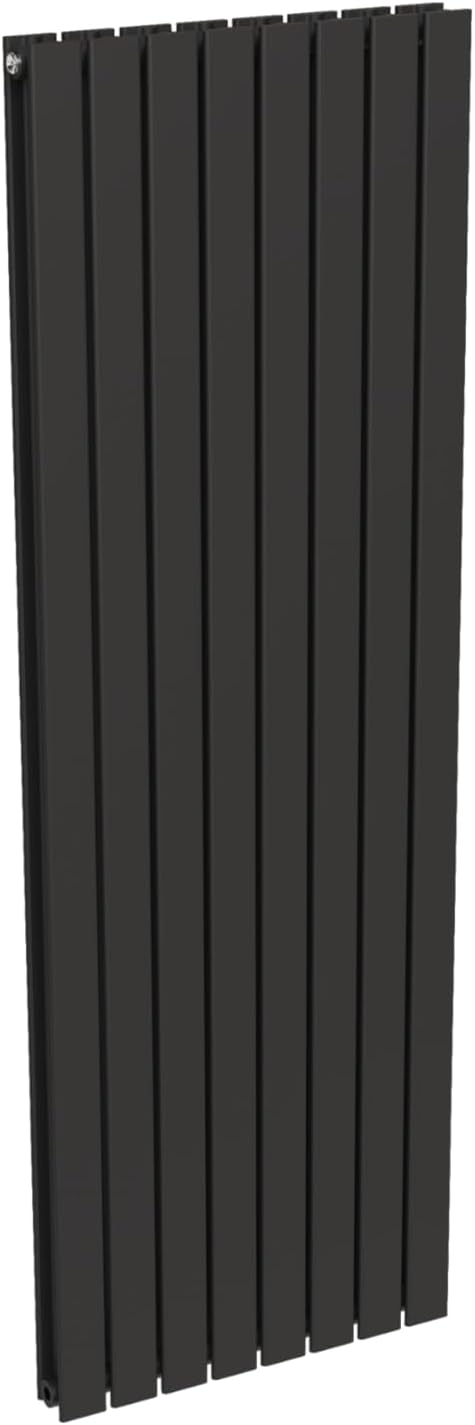 NT NOYON & THIEBAULT Radiateurs, 180 x 60 cm – 15x21 | Noir, Radiateur mural eau chaude vertical acier double lame