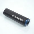 Stage6 Silencieux, Noir/Bleu – d échappement Stage 6 compatible avec Moto Derbi 50 Senda X-Race
