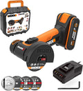 Outillage électroportatif WORX – 18 V | 20 V, 2,0 Ah – 76 mm | Noir/Orange, WX801 Meuleuse d'angle ( MAX) – sans fil