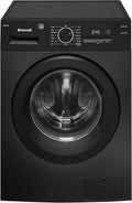 lave-linge BRANDT | machine à laver, 8 kg – Noir | WFB283QN, Lave linge Front – 1400 trs/min