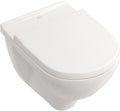 WC 1 pièce Villeroy & Boch – Blanc | O. Novo Toilette avec assise suspendue, chasse d'eau directe et sans bordure